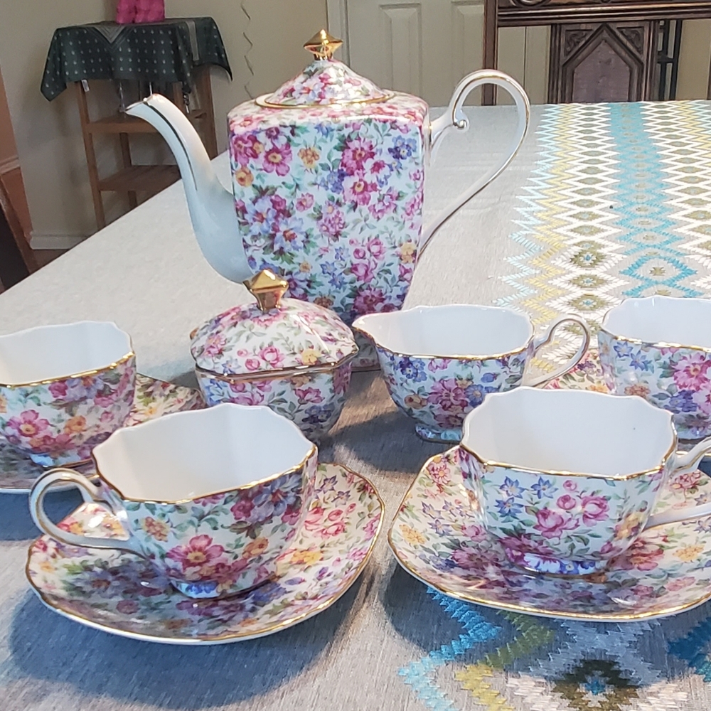 Vintage Royal Cotswolds Porcelain Tea Set